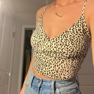 Shein Cross Cheetah Tank